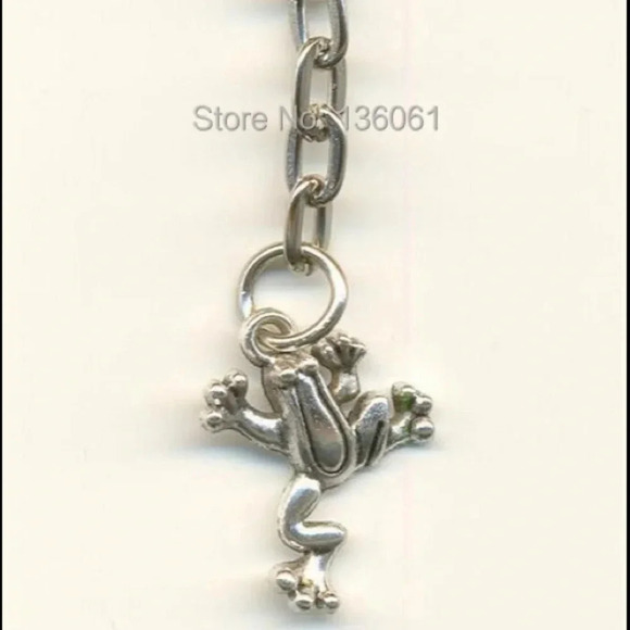 Vintage Silver Frog Key Chain For Car Key Ring Charm 🐼🐼🐼 - Picture 3 of 3